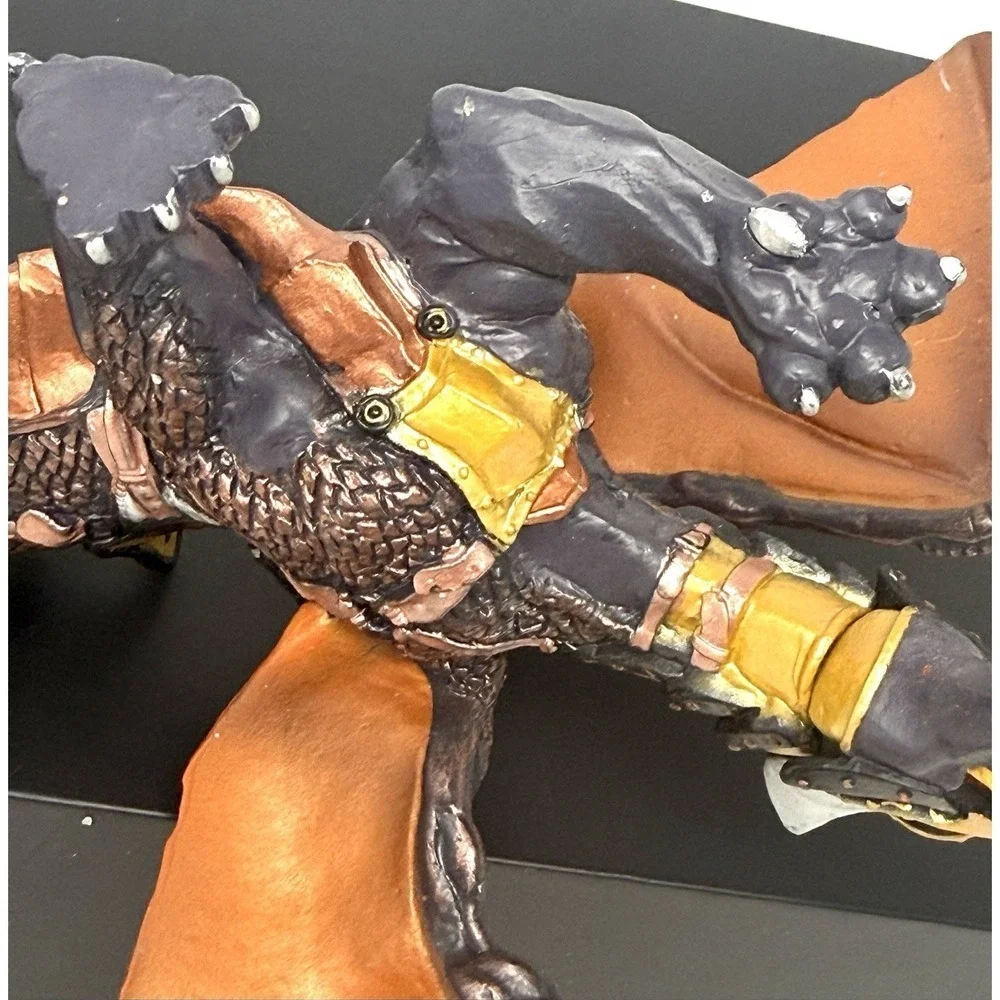 2007 PAPO Dragon of Darkness Fire Breathing Fantasy Figure Medieval Dragon Toy